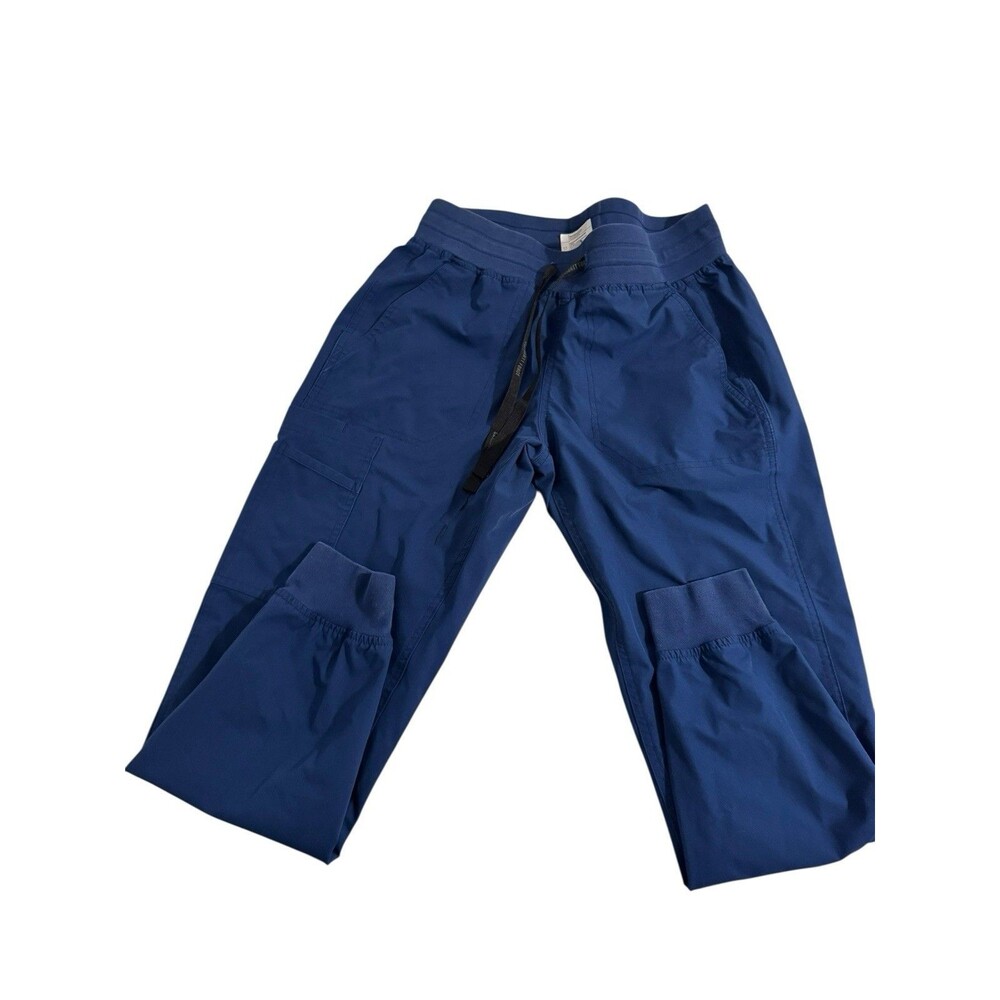 Carhartt Force Scrubs Jogger Pants Womens Petite Small Navy Modern Fit 7 Pocket